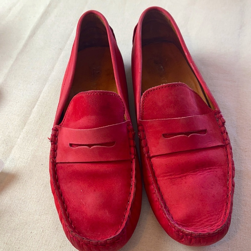 Laurent Effel Red Driving shoes